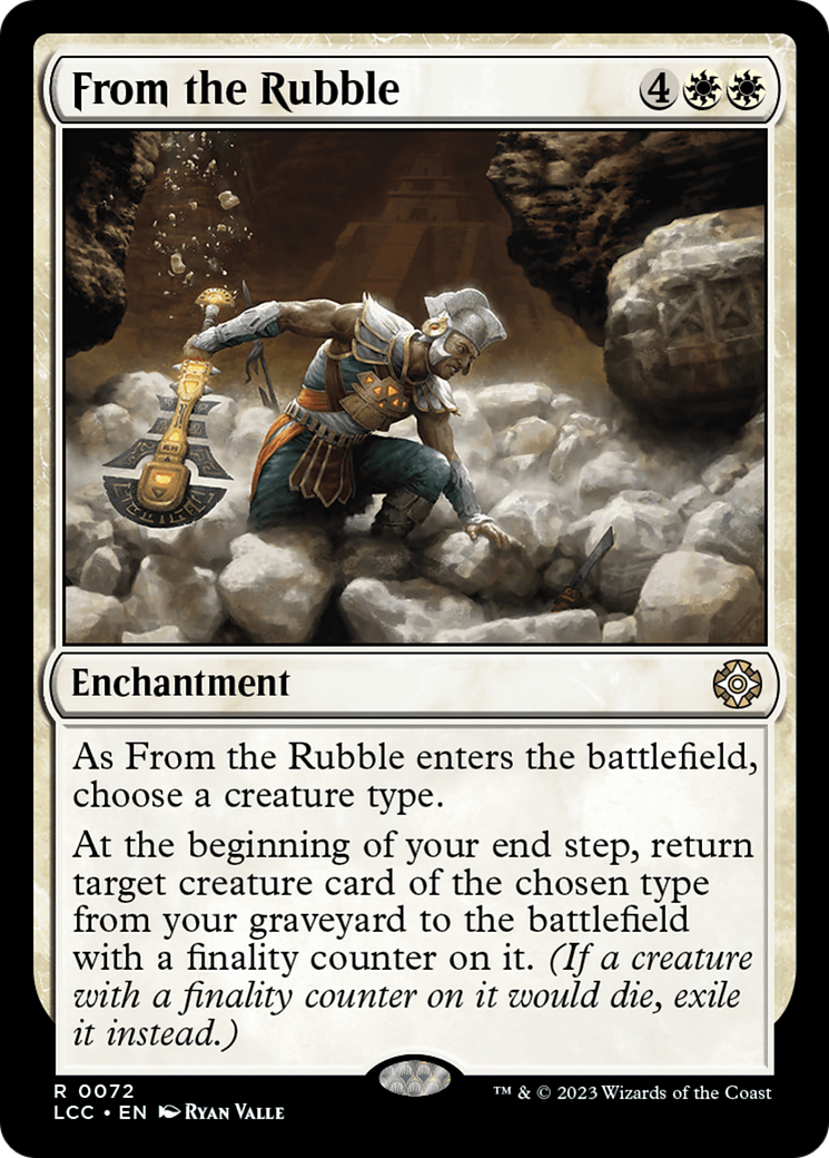 From the Rubble [The Lost Caverns of Ixalan Commander] | Gaming Infinity