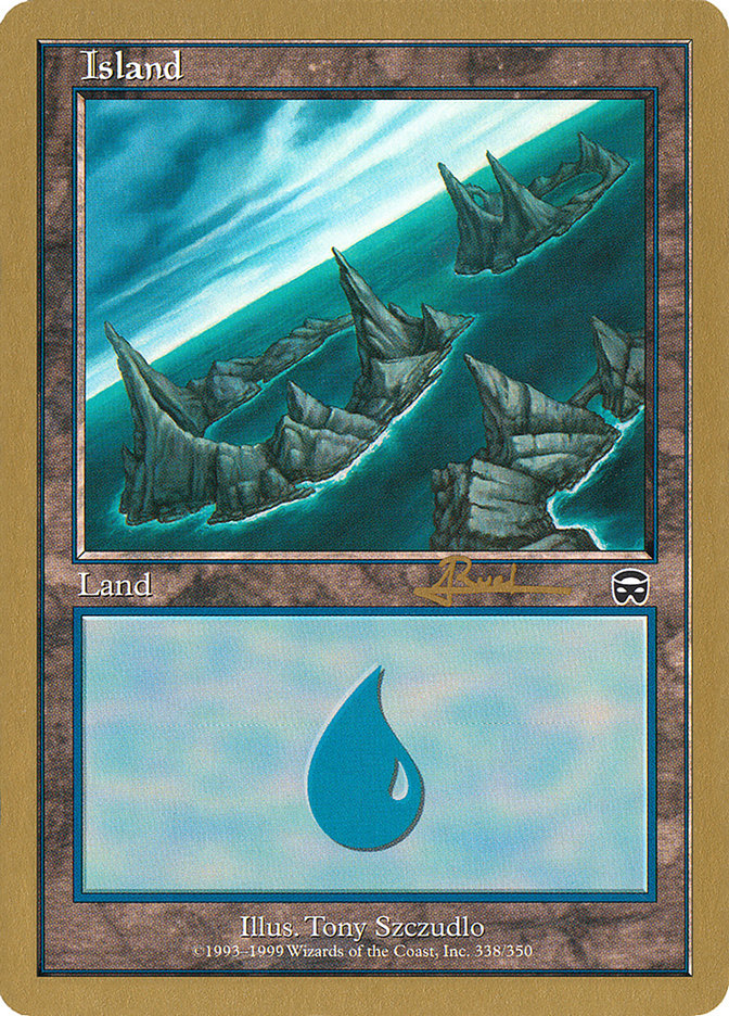 Island (ar338) (Antoine Ruel) [World Championship Decks 2001] | Gaming Infinity