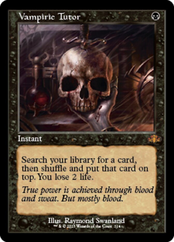 Vampiric Tutor (Retro) [Dominaria Remastered] | Gaming Infinity