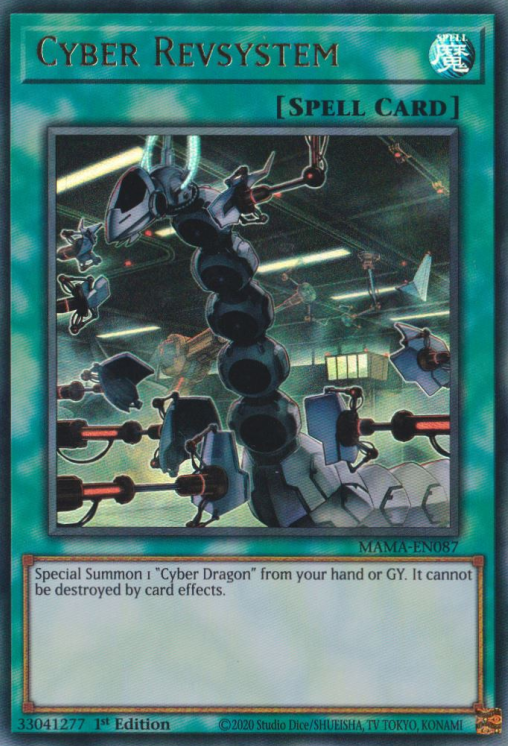 Cyber Revsystem [MAMA-EN087] Ultra Rare | Gaming Infinity