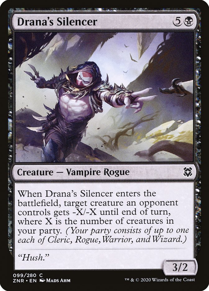 Drana's Silencer [Zendikar Rising] | Gaming Infinity