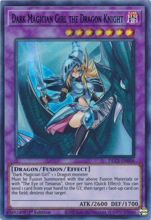 Dark Magician Girl the Dragon Knight (Green) [DLCS-EN006] Ultra Rare | Gaming Infinity