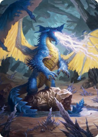 Blue Dragon Art Card [Dungeons & Dragons: Adventures in the Forgotten Realms Art Series] | Gaming Infinity