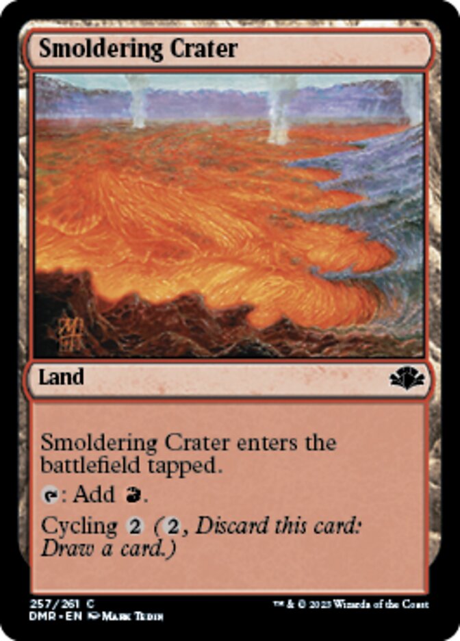 Smoldering Crater [Dominaria Remastered] | Gaming Infinity