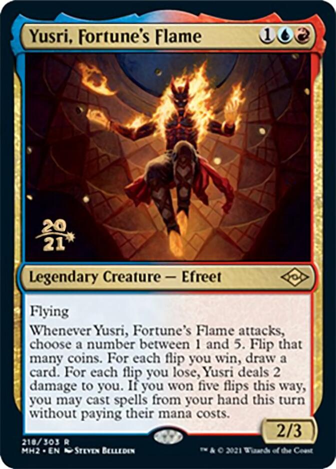 Yusri, Fortune's Flame [Modern Horizons 2 Prerelease Promos] | Gaming Infinity