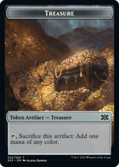 Boar // Treasure Double-sided Token [Double Masters 2022 Tokens] | Gaming Infinity
