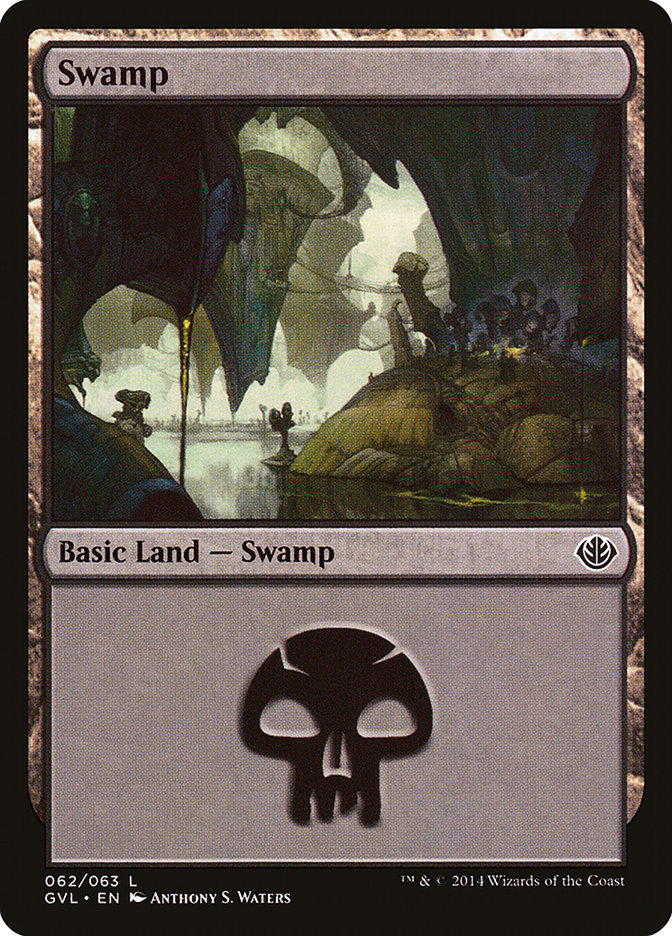 Swamp (62) (Garruk vs. Liliana) [Duel Decks Anthology] | Gaming Infinity