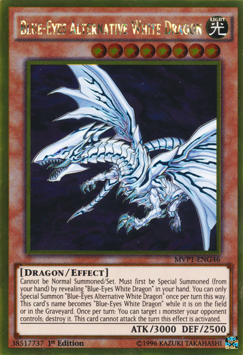 Blue-Eyes Alternative White Dragon [MVP1-ENG46] Gold Rare | Gaming Infinity