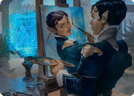 Parnesse, the Subtle Brush Art Card [Streets of New Capenna Art Series] | Gaming Infinity