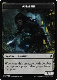 Assassin // Morph Double-sided Token [Commander 2019 Tokens] | Gaming Infinity