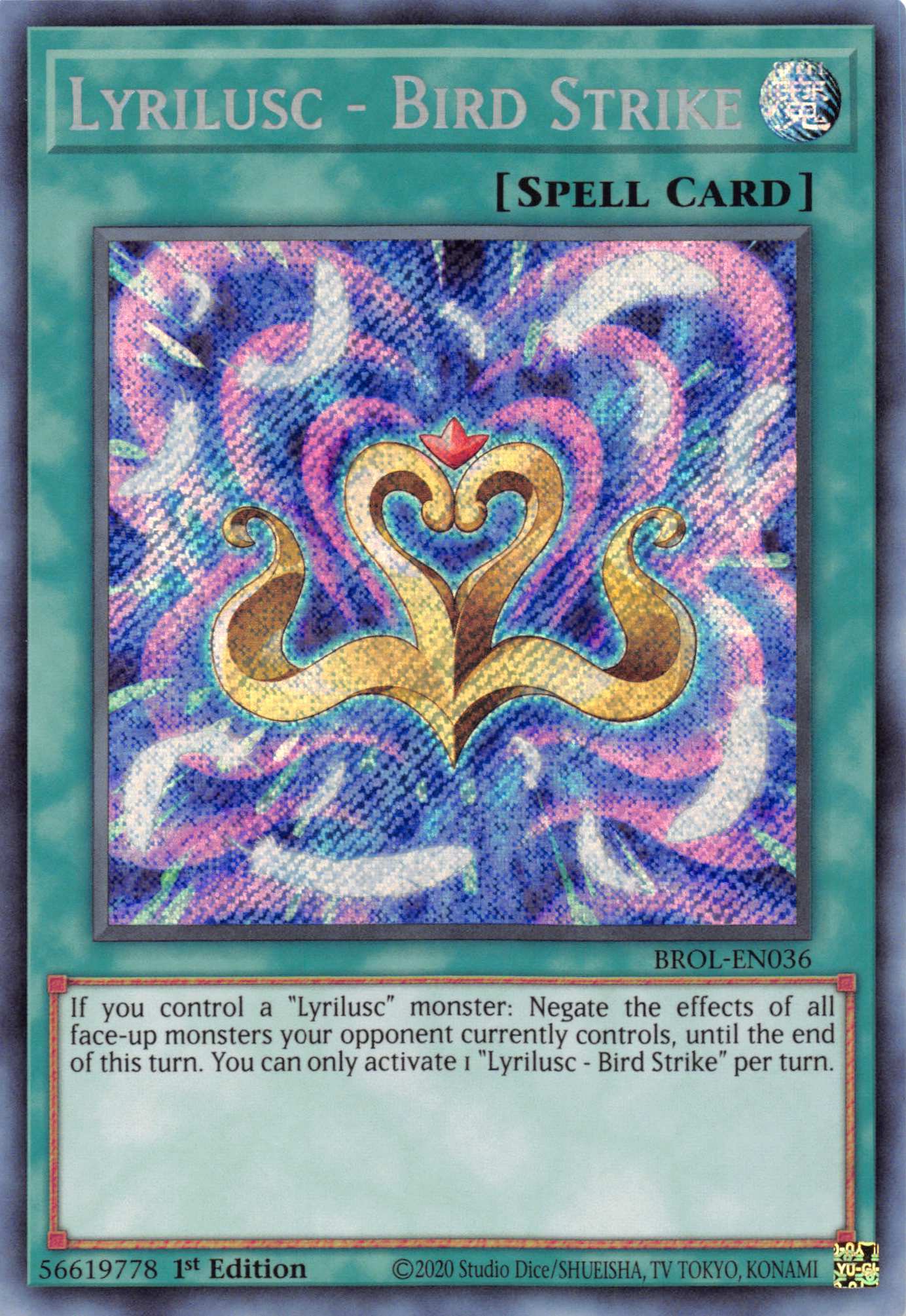 Lyrilusc - Bird Strike [BROL-EN036] Secret Rare | Gaming Infinity
