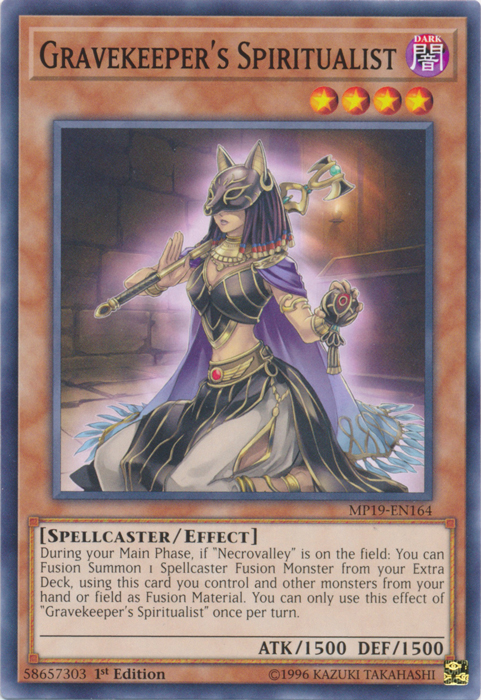 Gravekeeper's Spiritualist [MP19-EN164] Common | Gaming Infinity