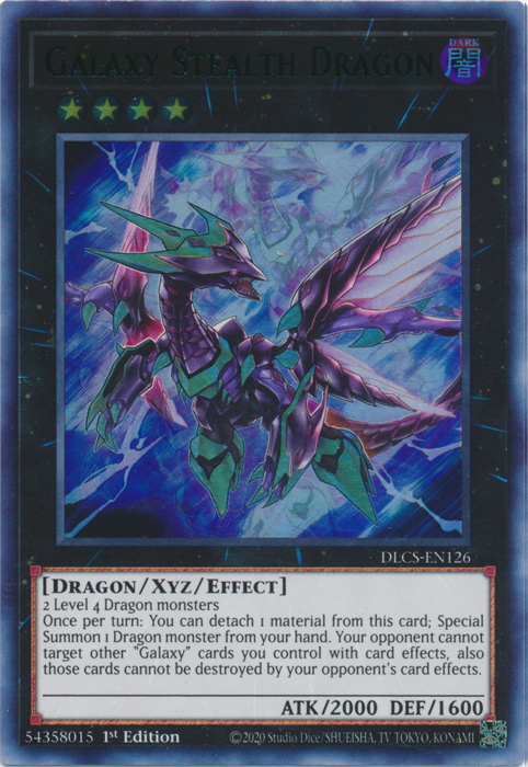 Galaxy Stealth Dragon (Green) [DLCS-EN126] Ultra Rare | Gaming Infinity