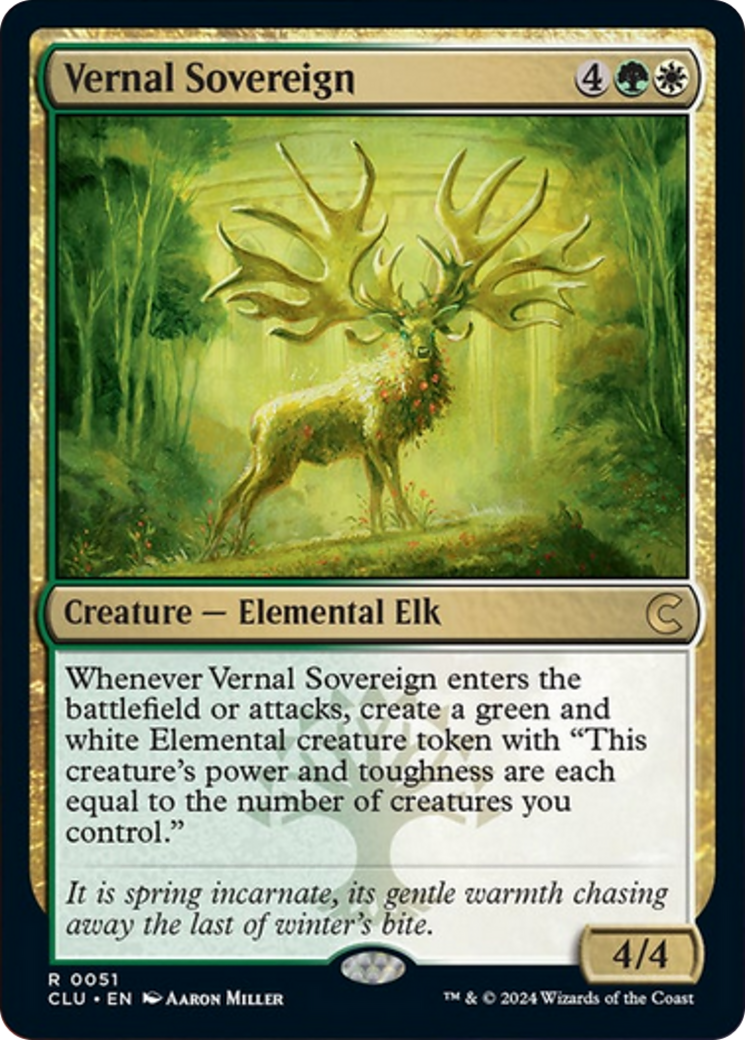Vernal Sovereign [Ravnica: Clue Edition] | Gaming Infinity