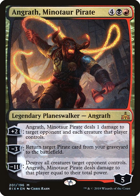 Angrath, Minotaur Pirate [Rivals of Ixalan] | Gaming Infinity