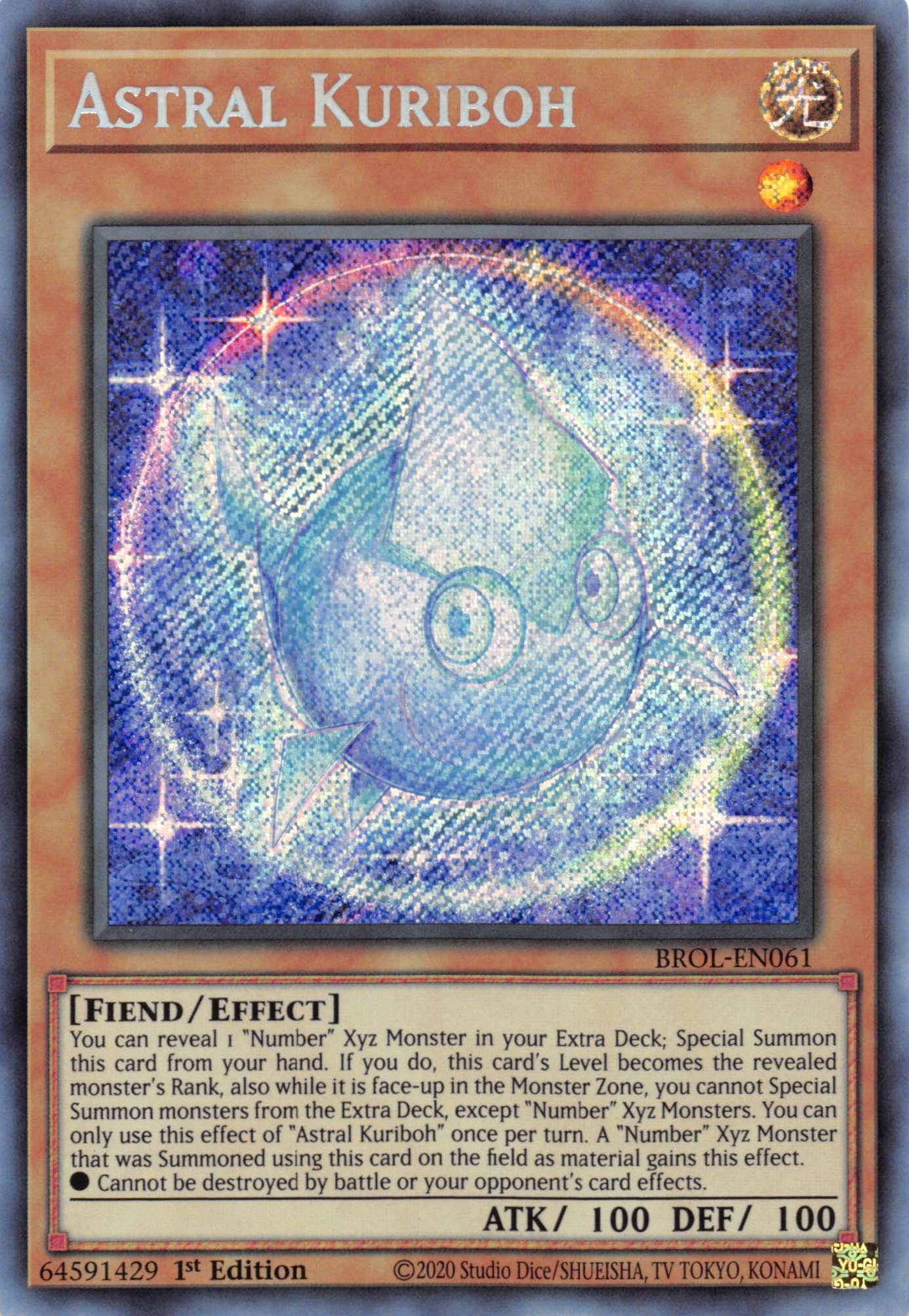 Astral Kuriboh [BROL-EN061] Secret Rare | Gaming Infinity