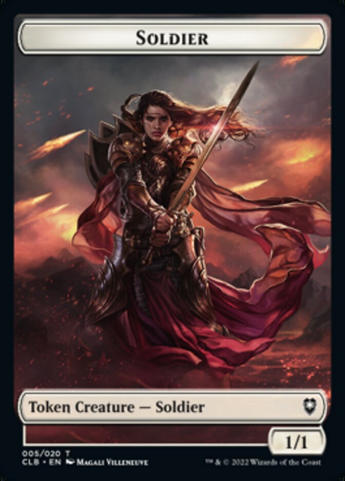 Treasure // Soldier Double-sided Token [Commander Legends: Battle for Baldur's Gate Tokens] | Gaming Infinity