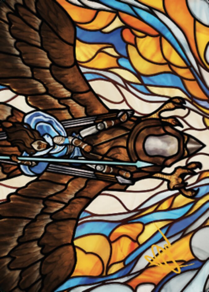 Tura Kennerud, Skyknight Art Card (Gold-Stamped Signature) [Dominaria United Art Series] | Gaming Infinity