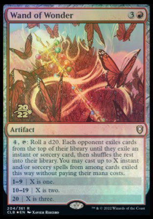 Wand of Wonder [Commander Legends: Battle for Baldur's Gate Prerelease Promos] | Gaming Infinity