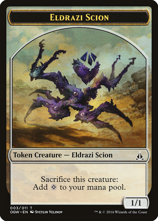 Eldrazi Scion (003/011) [Oath of the Gatewatch Tokens] | Gaming Infinity