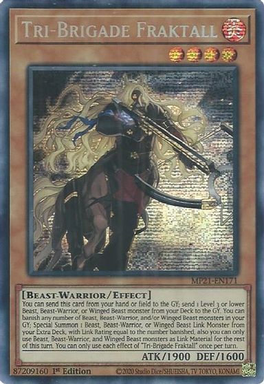 Tri-Brigade Fraktall [MP21-EN171] Prismatic Secret Rare | Gaming Infinity