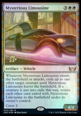 Mysterious Limousine [Streets of New Capenna Prerelease Promos] | Gaming Infinity