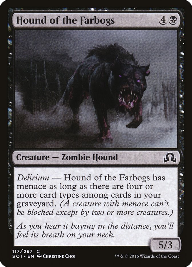 Hound of the Farbogs [Shadows over Innistrad] | Gaming Infinity