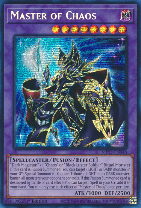 Master of Chaos [MP23-EN018] Prismatic Secret Rare | Gaming Infinity