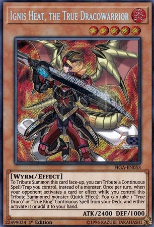 Ignis Heat, the True Dracowarrior [FIGA-EN053] Secret Rare | Gaming Infinity