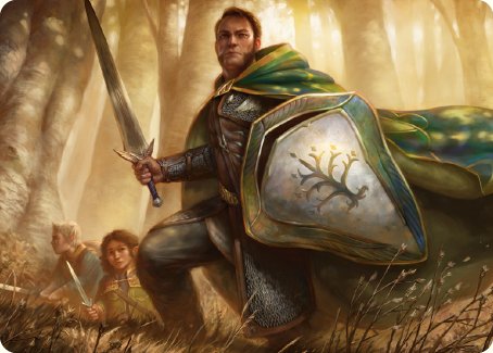 Boromir, Warden of the Tower Art Card [The Lord of the Rings: Tales of Middle-earth Art Series] | Gaming Infinity