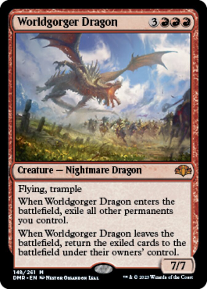 Worldgorger Dragon [Dominaria Remastered] | Gaming Infinity