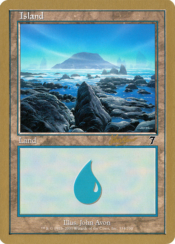 Island (shh334) (Sim Han How) [World Championship Decks 2002] | Gaming Infinity