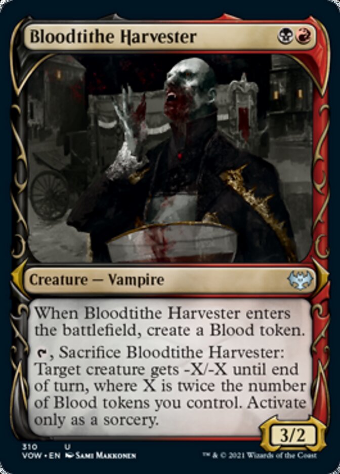 Bloodtithe Harvester (Showcase Fang Frame) [Innistrad: Crimson Vow] | Gaming Infinity