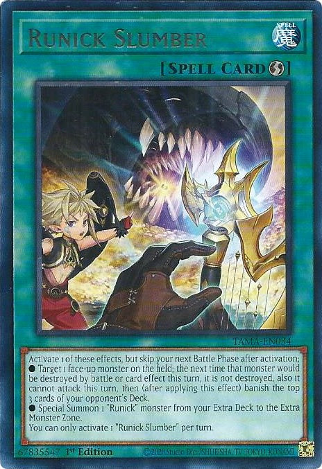 Runick Slumber [TAMA-EN034] Rare | Gaming Infinity
