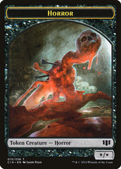 Horror // Zombie (016/036) Double-sided Token [Commander 2014 Tokens] | Gaming Infinity