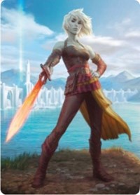Nahiri, Heir of the Ancients 1 Art Card [Zendikar Rising Art Series] | Gaming Infinity