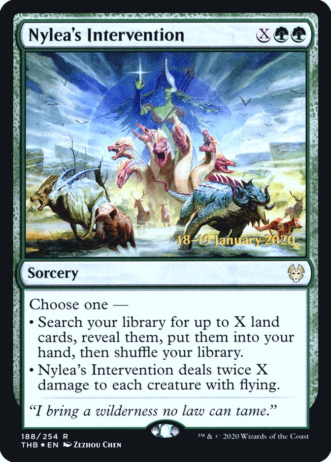 Nylea's Intervention [Theros Beyond Death Prerelease Promos] | Gaming Infinity