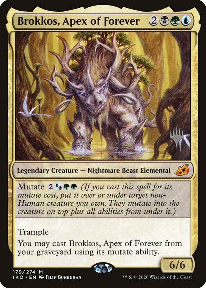 Brokkos, Apex of Forever (Promo Pack) [Ikoria: Lair of Behemoths Promos] | Gaming Infinity