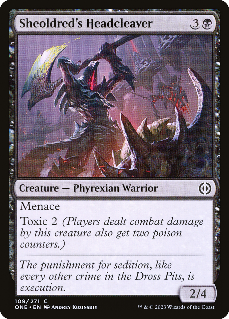 Sheoldred's Headcleaver [Phyrexia: All Will Be One] | Gaming Infinity