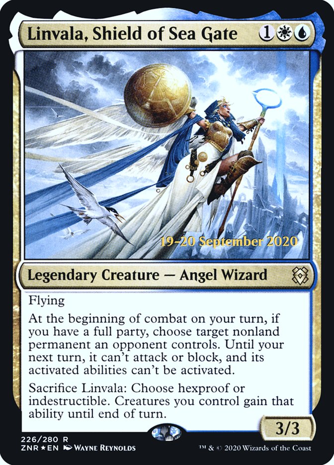 Linvala, Shield of Sea Gate  [Zendikar Rising Prerelease Promos] | Gaming Infinity