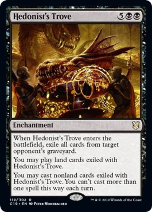 Hedonist's Trove [Commander 2019] | Gaming Infinity