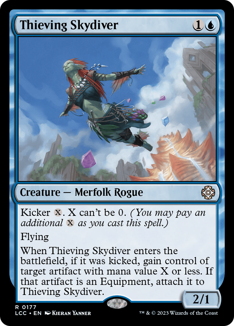 Thieving Skydiver [The Lost Caverns of Ixalan Commander] | Gaming Infinity