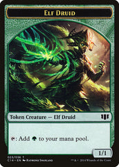 Elf Druid // Beast (020/036) Double-sided Token [Commander 2014 Tokens] | Gaming Infinity