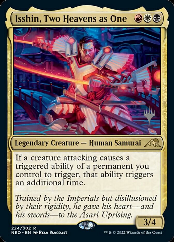 Isshin, Two Heavens as One (Promo Pack) [Kamigawa: Neon Dynasty Promos] | Gaming Infinity