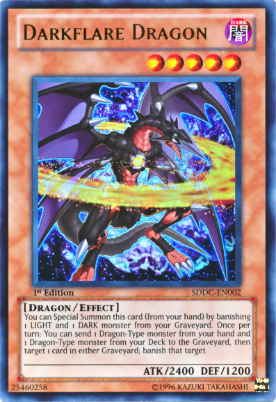 Darkflare Dragon [SDDC-EN002] Ultra Rare | Gaming Infinity