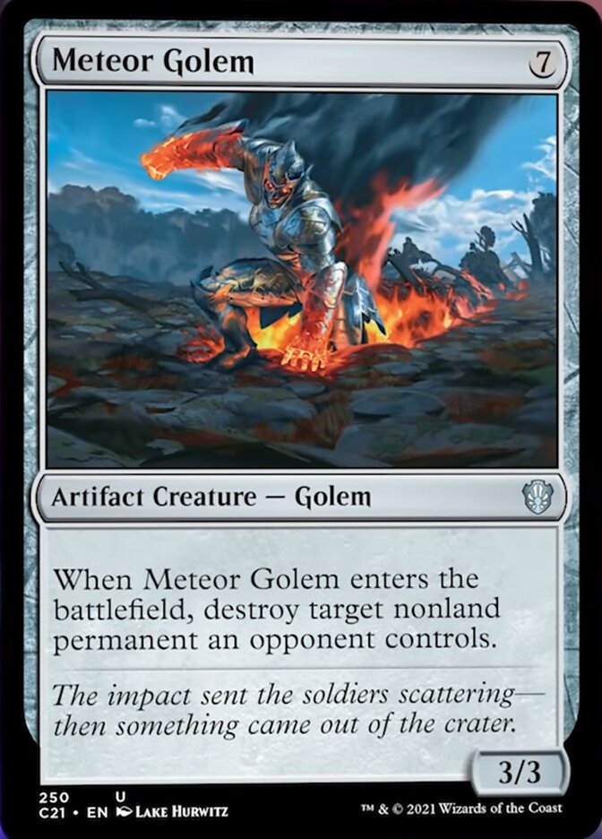 Meteor Golem [Commander 2021] | Gaming Infinity