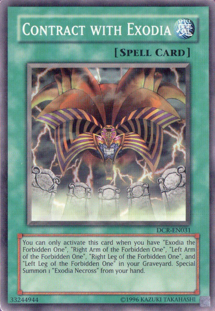 Contract with Exodia [DCR-EN031] Common | Gaming Infinity