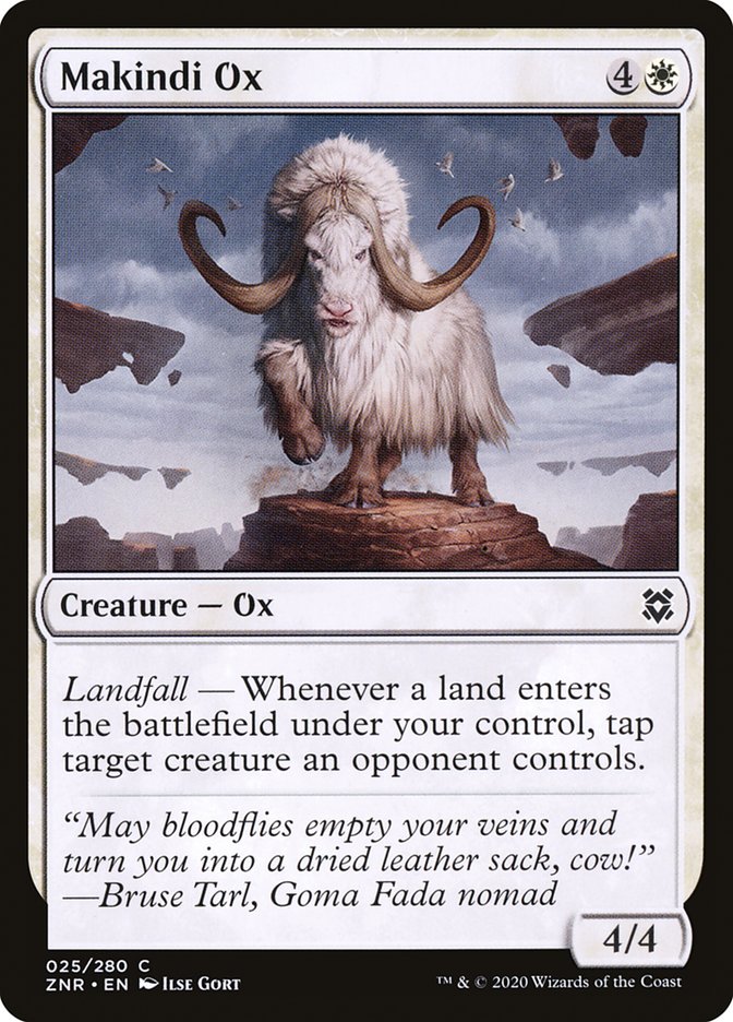 Makindi Ox [Zendikar Rising] | Gaming Infinity