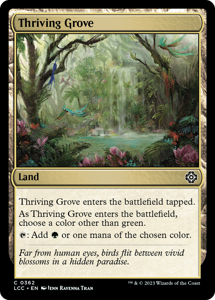 Thriving Grove [The Lost Caverns of Ixalan Commander] | Gaming Infinity