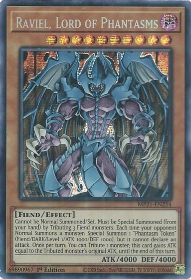 Raviel, Lord of Phantasms [MP21-EN254] Prismatic Secret Rare | Gaming Infinity